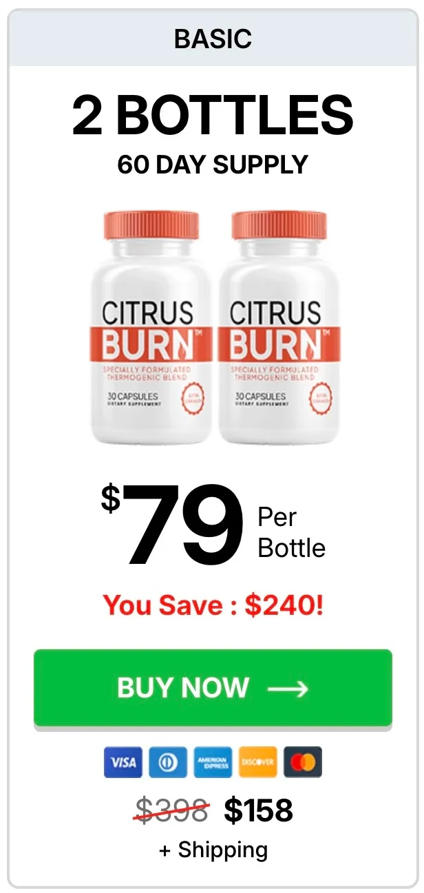 CitrusBurn order now 2 bottles